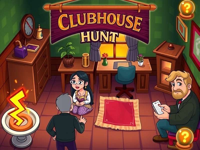 Clubhouse Treasure Hunt gameplay screenshot
